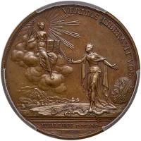 Switzerland: Geneva. Bronze Medal, 1735 PCGS Specimen 62