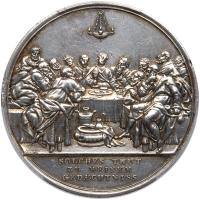 German States: Prussia. Silver Religious Medal, ND (c.1800)