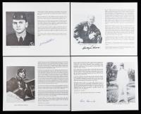 21 Signed Biographies of Decorated U.S. Navy Officers and Aviators Including Blue Angels Founder Butch Voris