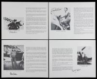 41 Signed Biographies of Legendary American Fighter Aces and Aviators Including Robin Olds and C.E. "Bud" Anderson