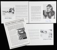 41 Signed Biographies of Renowned WWII American Fighter Aces Including Gabreski, Drew, and Older