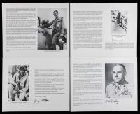 30 Signed Biographies of WWII Marine Corps and Navy Aces and Combat Aviation Heroes