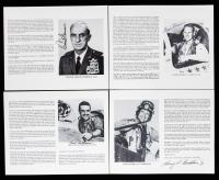 11 Signed Biographies by Korean War Fighter Aces - Including Baldwin, Blesse, and Garrison