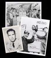 7 Signed Photos of Prominent U.S. Korean War Pilots Including Fischer, Foster, and Overton