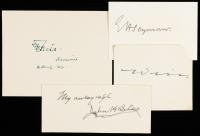 8 Signed Covers by Prominent British Naval and Military Leaders Including Seymour, Weir, and Wilson