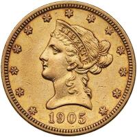 1905 $10 Liberty