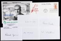 26 Signed Index Cards and Photos from Renowned Scientists and Innovators Including Ballard, Collins, and Nobel Laureate Benaacer