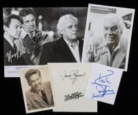 24 Signed Index Cards & Photos from Hollywood Legends with Military Service or Wartime Contributions Including Bob Hope and Kirk