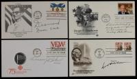 Signed Commemorative Covers by WWII Medal of Honor Recipients Including Doss, Baker, and Wilson