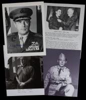8 Large Signed Photos and Prints from Korean War Medal of Honor Recipients Including Miyamura, Davis, and Charette