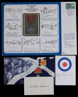15 Signed Items from Victoria Cross Recipients Featuring Payne, Annand, and Cutler, Including a Multi-Signed Cover