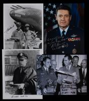 14 Signed Photos from Distinguished Test Pilots Including Joe Cotton, Al White, and Robert Herres