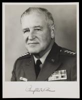Signed 8x10 Photo of General Creighton W. Abrams, Namesake of the M1 Tank and Vietnam MACV Commander
