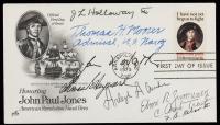 Commemorative Cover Signed by Six Chiefs of Naval Operations Including Burke, Zumwalt, and Moorer