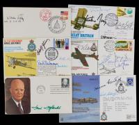 41 Signed Covers from Prominent Luftwaffe Aces Including Hartmann, Galland, and Rudorffer, with Multi-Signed Pieces