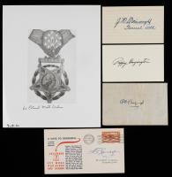 Signed Items from 10 Medal of Honor Recipients Including Boyington, Wainwright, and Urban