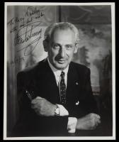 Signed B&W Photo of Alexander P. De Seversky, WWI Ace and Pioneer of Strategic Air Power