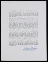 Book Excerpt Signed by Hans Baur, Adolf Hitler&acirc;s Personal Pilot and Close Confidant