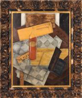 WITHDRAWN - Juan Gris. "Le Figaro" Oil on Canvas