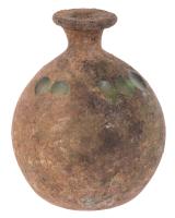 Heavily Encrusted Glass Blown Balsarium with Interesting Details Hidden Underneath Crust