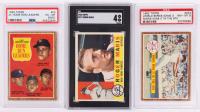 Roger Maris: 1960 Topps #377 SGC Grade 4 VG-EX, 1962 Topps #234 PSA Grade 8 NM-MT and 1962 Topps #53 PSA Grade 6 (MC)