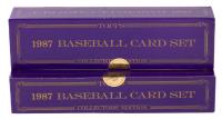 Two(2) 1987 Topps Tiffany Baseball Card Set Collector's Edition Both Factory Sealed and Complete