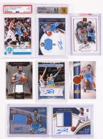 Jamal Murray Eight (8) Sports Cards Five Autographed Four with Equipment Swatches