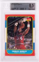 Charles Barkley: 1986 Fleer #7 Beckett Grade 8.5 Near Mint to Mint+