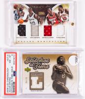 2013-14 Panini Immaculate Collection - Decade Domination Quads Shaquille O'Neal, Hakeem Olajuwon, David Robinson and Patrick Ewi