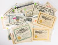 100-piece lot of 19th Century Colorado Mining Stock Certificates and Bonds
