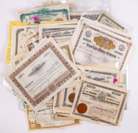 Over 550 Miscellaneous, mostly 19th Century Mining Stock Certificates
