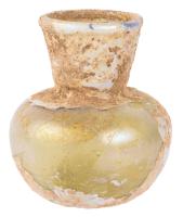 Roman Glass Squat Jar, c. 1st&acirc;3rd Century