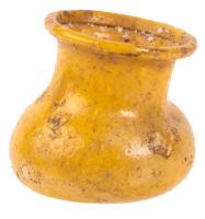 Golden-Hued Roman Glass Jar