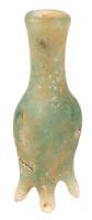 Roman Glass Vessel with Decorative Feet
