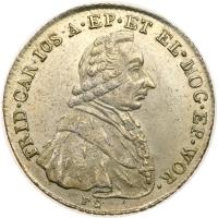 German States. Mainz. Fredrich Karl Joseph 1795 Silver 10 Kreuzer Choice Unc