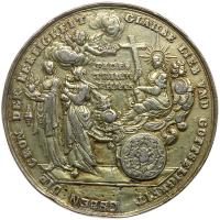 German States: Bremen. Gilt Silver Medal, ND (1640) VF Details - 2