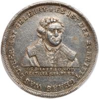 German States: Hamburg. Reformation Silver Medal, 1717 PCGS AU55