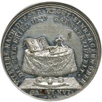 German States: Nuremberg. White Metal Medal, 1717 PCGS AU58