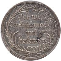 German States: Saxony. Silver Ducat, 1730 PCGS MS61 - 2