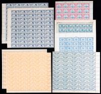 Group of Better Airmail Sheets