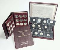 Gaming Tokens: Franklin Mint's Proof Sets Minted in Sterling Silver. Proof Set of $5 Tokens and Gaming Coins of the Worlds Great