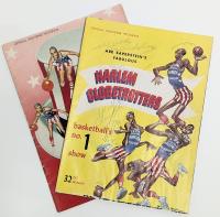 1958-59 Wilt Chamberlain Signed Harlem Globetrotters Program + Unsigned 1955 Program