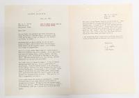 John Wayne: Typed Letter Signed On Letterhead Dated Feb. 20, 1952. to An Executive at RKO Pictures. LOA by James Spence.