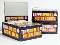Four Boxes Baseball, 1987 Topp's Sports Picture Cards, No Factory Wrap, Complete 24 Packages Per Box
