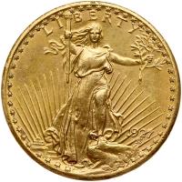 1927 $20 St. Gaudens Brilliant Unc