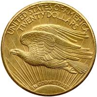 1927 $20 St. Gaudens Brilliant Unc - 2