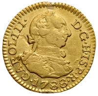 Spain. 1/2 Escudo, 1788-SC XF Details