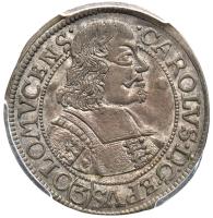 Austria: Olm&Atilde;&frac14;tz. 3 Kreuzer (Groschen), 1670 PCGS MS62
