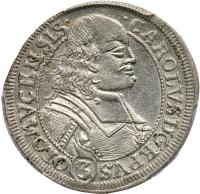Austria: Olm&Atilde;&frac14;tz. 3 Kreuzer (Groschen), 1695 PCGS MS62