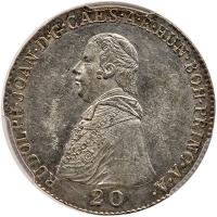 Austria: OlmÃ¼tz. 20 Kreuzer, 1820 PCGS MS61
